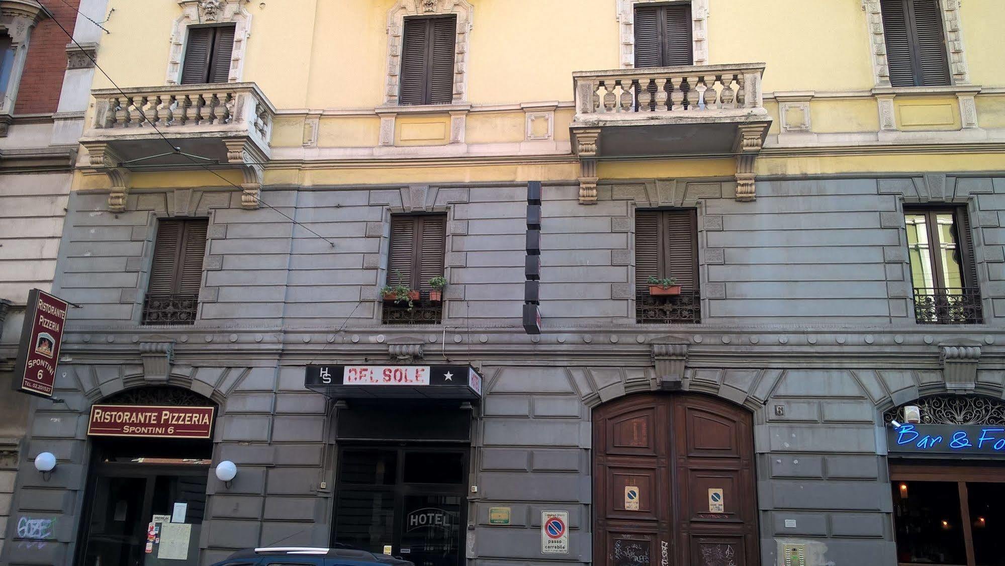 Hotel Del Sole Mailand Exterior foto